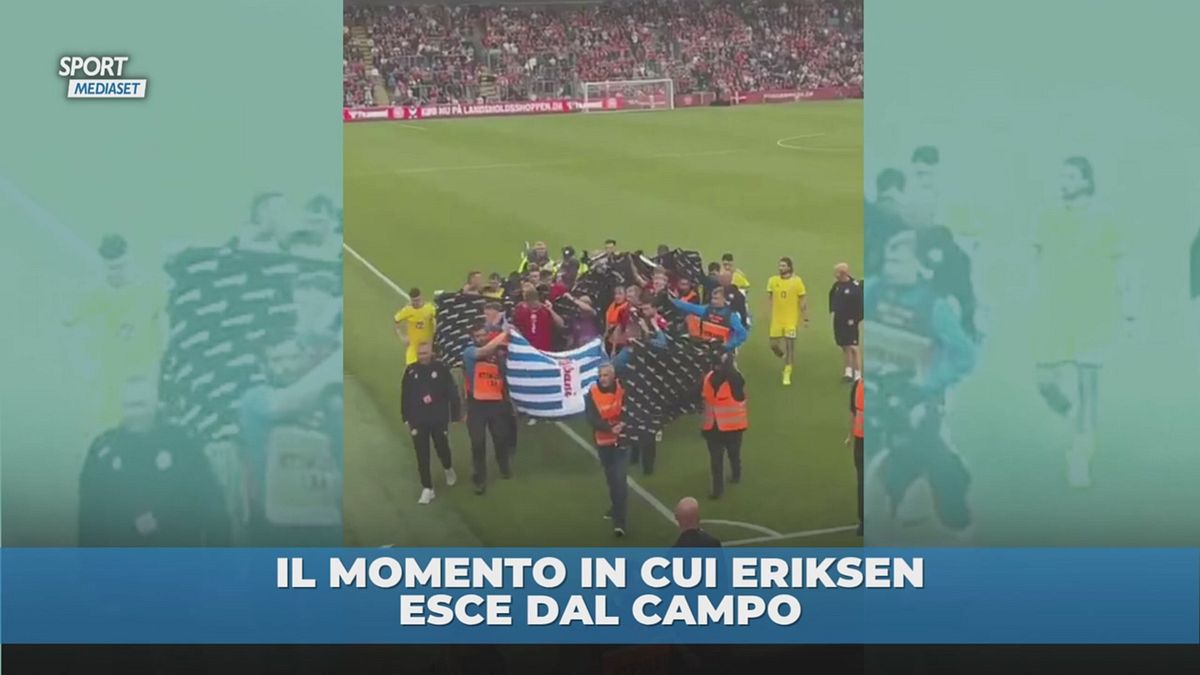 Eriksen lascia il campo