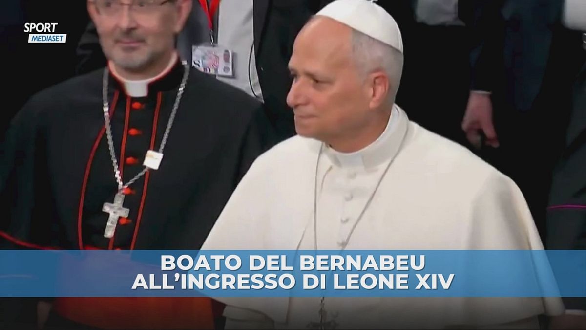 Ovazione del Bernabeu non per il Real ma per il Papa