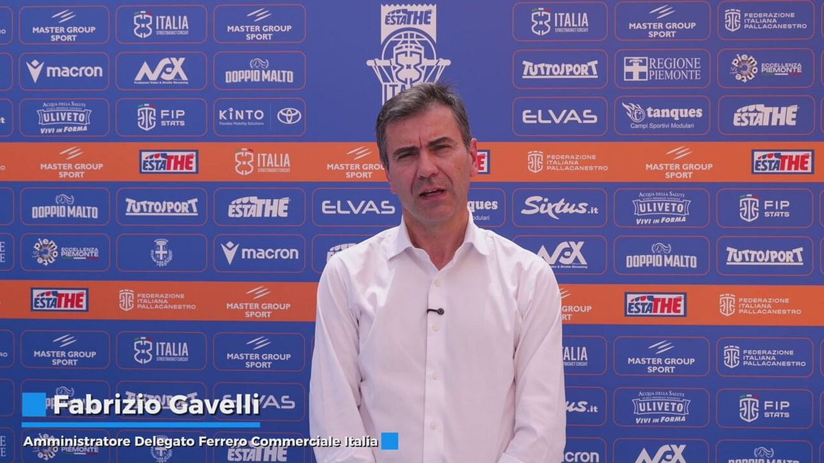 Estathé 3x3 Italia Streetbasket Circuit, l'AD di Ferrero Fabrizio Gavelli: "Importante ripartire da casa nostra ad Alba"