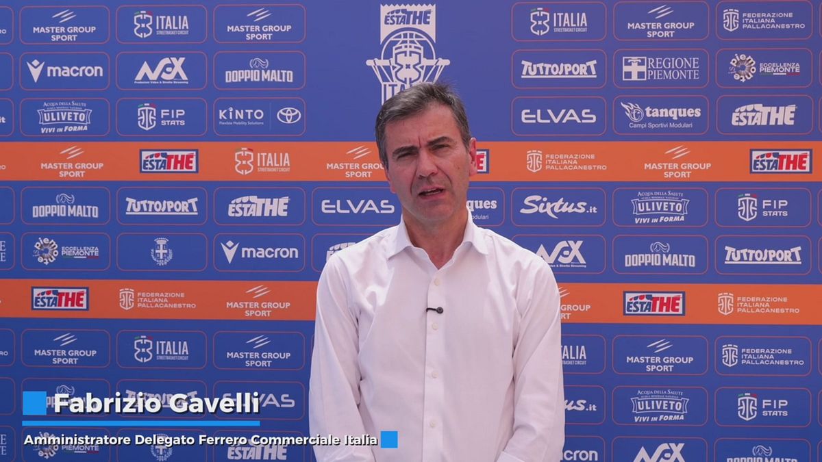 Estathé 3x3 Italia Streetbasket Circuit, l'AD di Ferrero Fabrizio Gavelli: "Importante ripartire da casa nostra ad Alba"