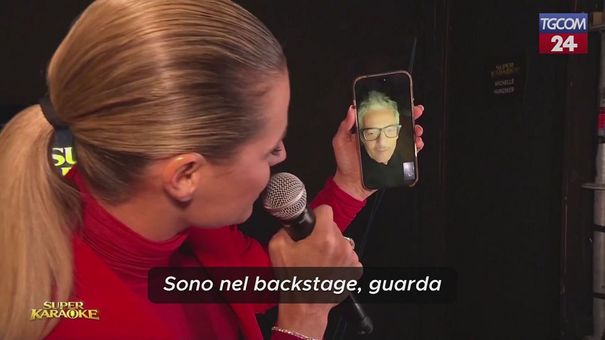 "Super Karaoke" parte con la "benedizione" di Fiorello a Michelle Hunziker