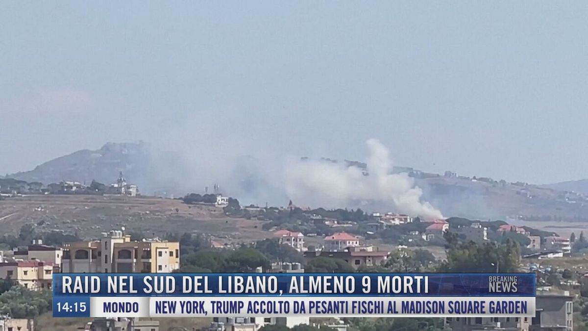 Breaking News delle 14.00 | Raid nel sud del Libano, almeno 9 morti