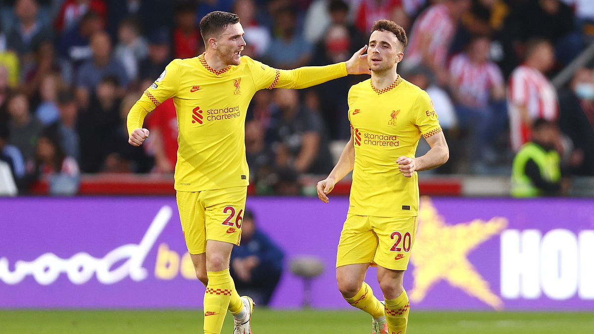 Andy Robertson e Diogo Jota