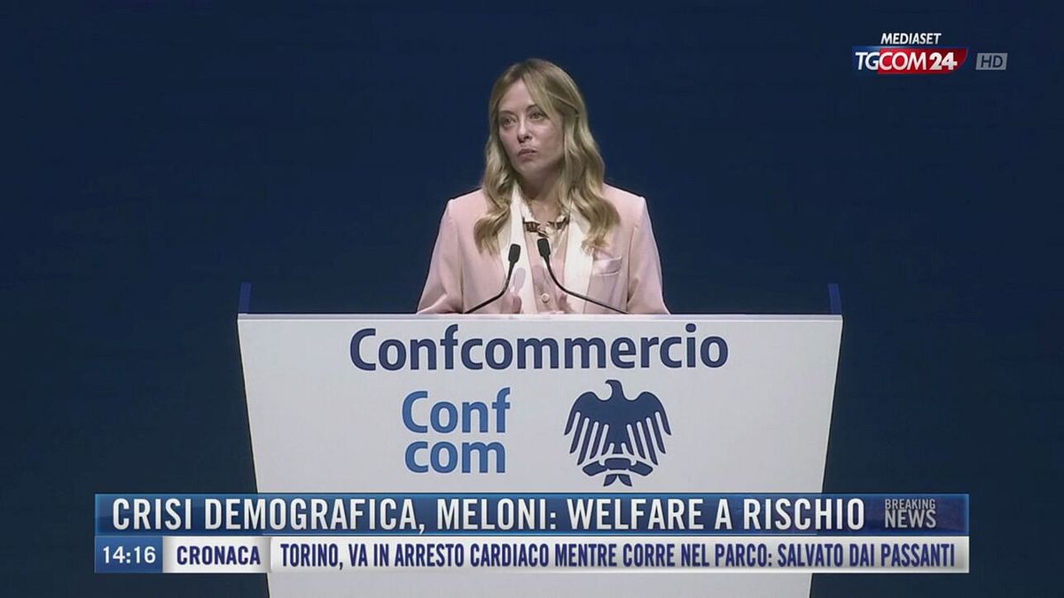 Breaking News delle 14.00 | Crisi demografica, Meloni: welfare a rischio