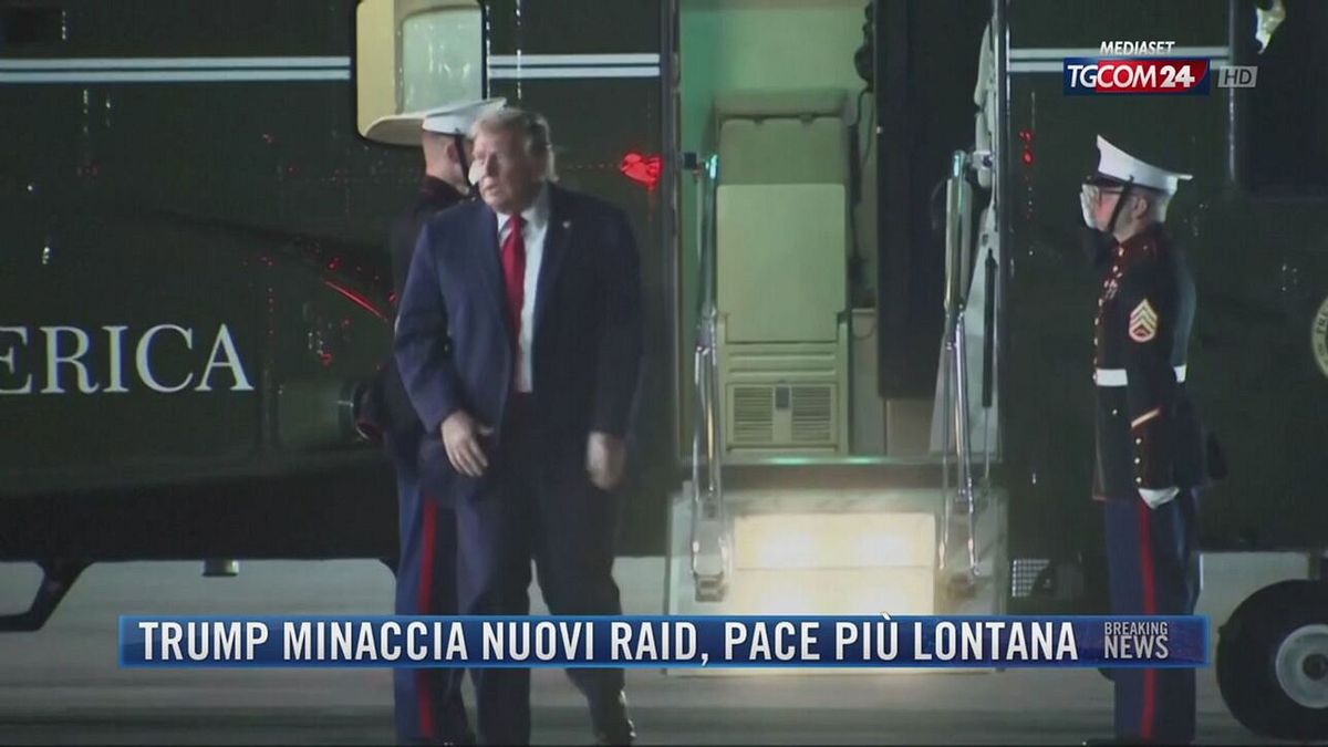 Breaking News delle 21.30 | Trump minaccia nuovi raid, pace più lontana