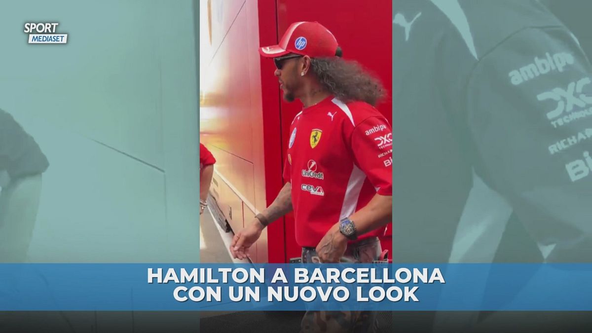 Hamilton con un nuovo look