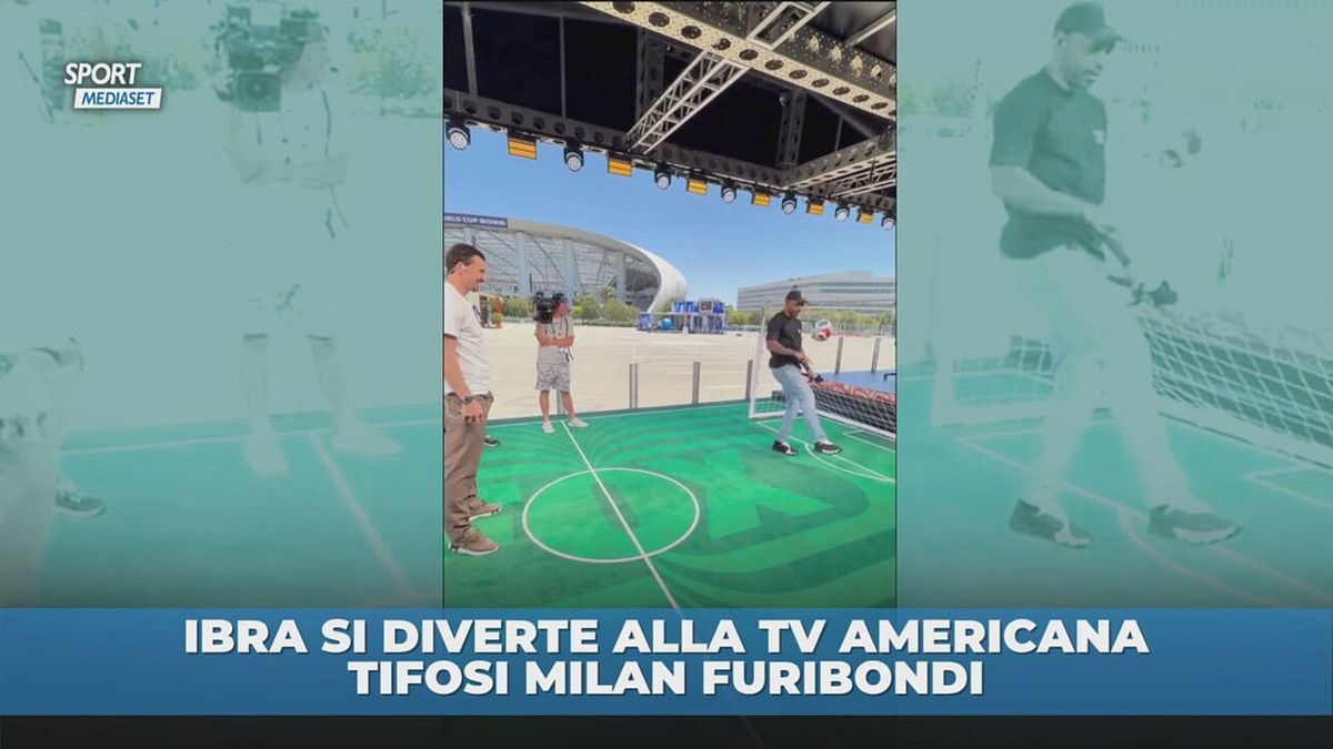 Ibra si diverte alla tv americana, tifosi Milan furibondi
