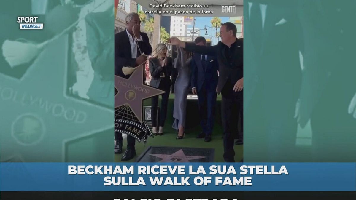 Beckham riceve la sua stella sulla Walk of Fame