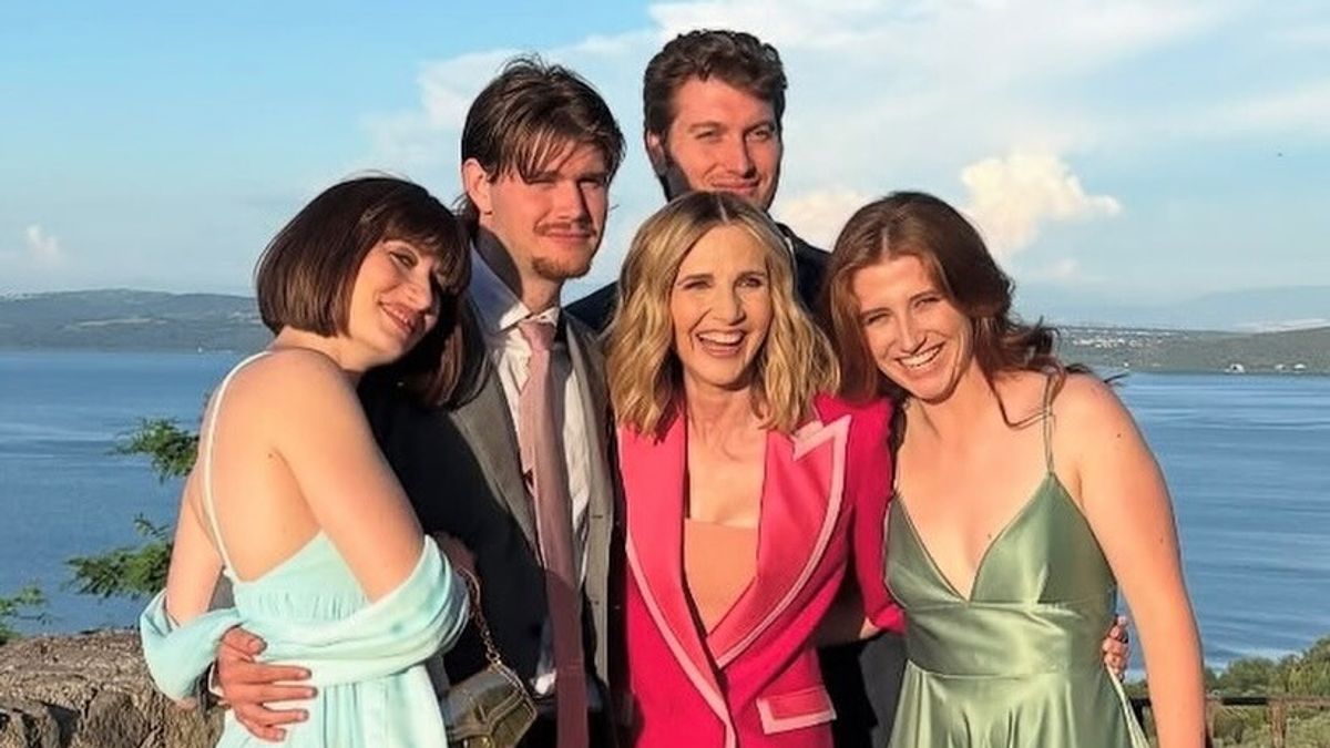  Lorella Cuccarini e famiglia