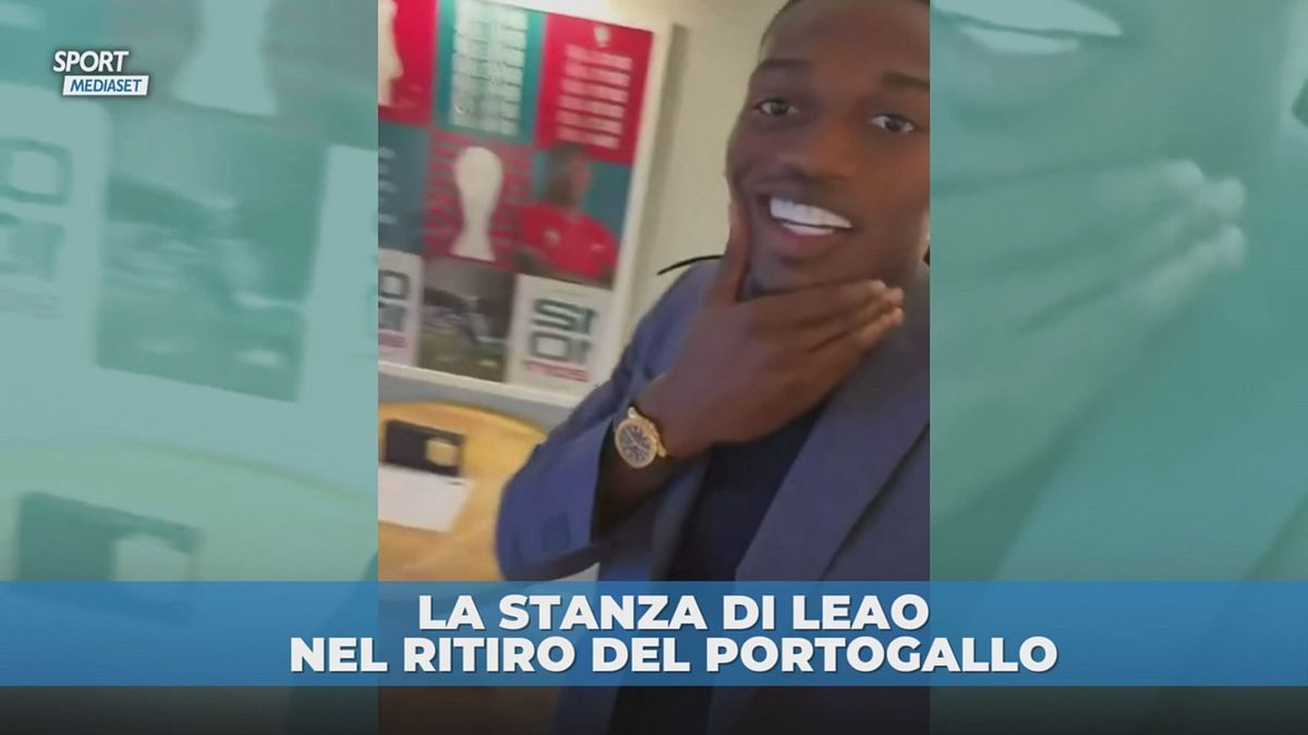 Mondiale, la stanza da sogno di Leao con poster personalizzato: il tour