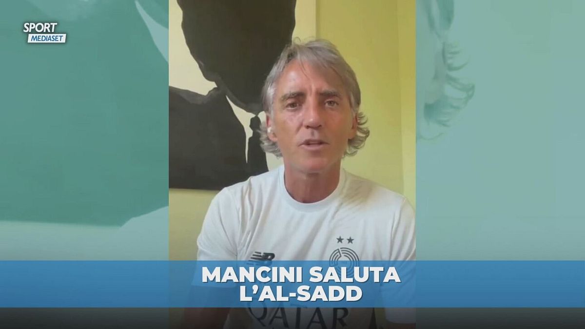 Mancini lascia l'Al-Sadd: l'annuncio sui social