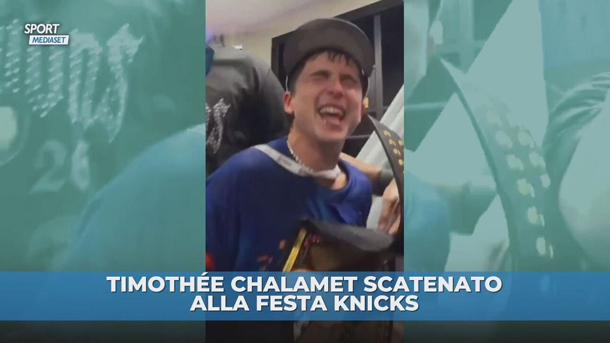 Chalamet scatenato con i Knicks