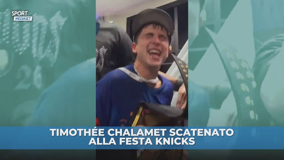 Chalamet scatenato con i Knicks