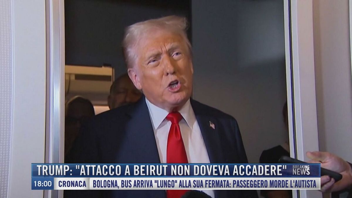 Breaking News delle 18.00 | Trump: "Attacco a Beirut non doveva accadere"