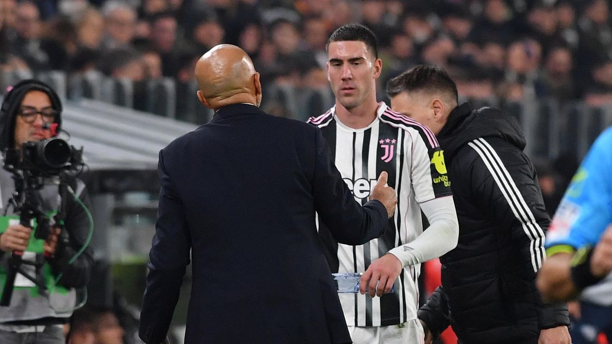 Spalletti e Vlahovic