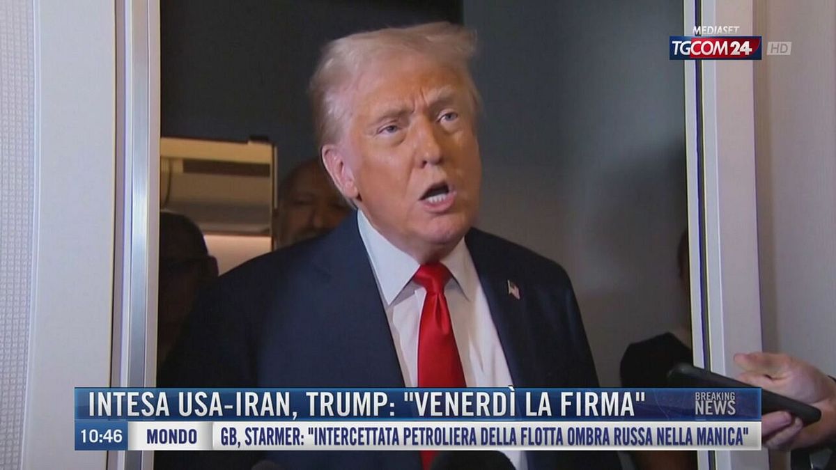 Breaking News delle 11.00 | Intesa Usa-Iran, Trump: "Venerdì la firma"