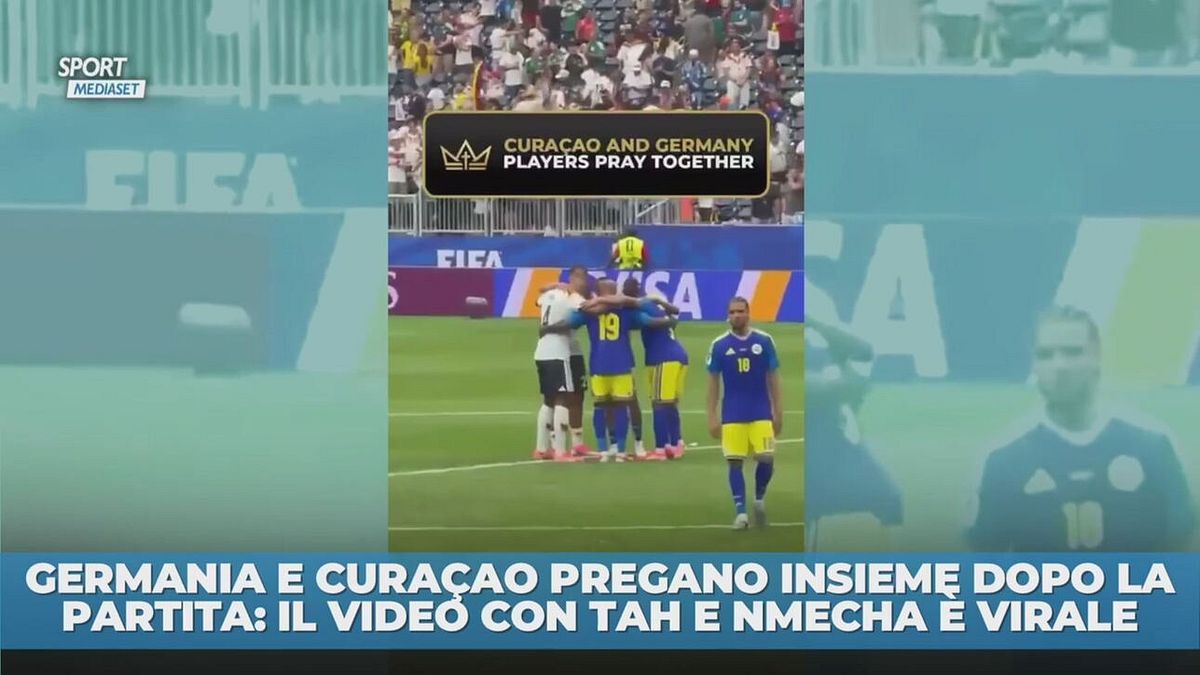 Germania e Curacao pregano insieme: emozione Mondiale