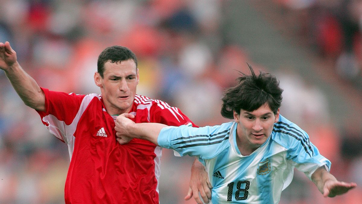 L'espulsione di Messi contro l'Ungheria nel 2005