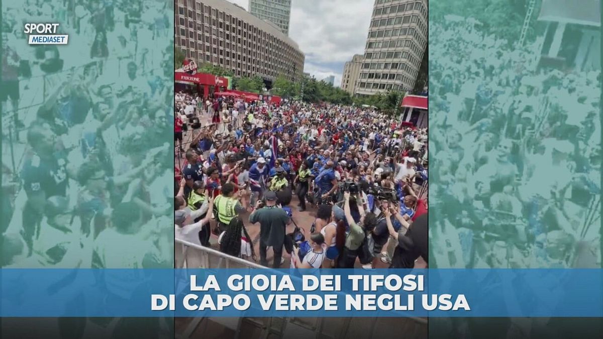 Capo Verde, la festa coinvolge tutti: poliziotti USA ballano con i tifosi