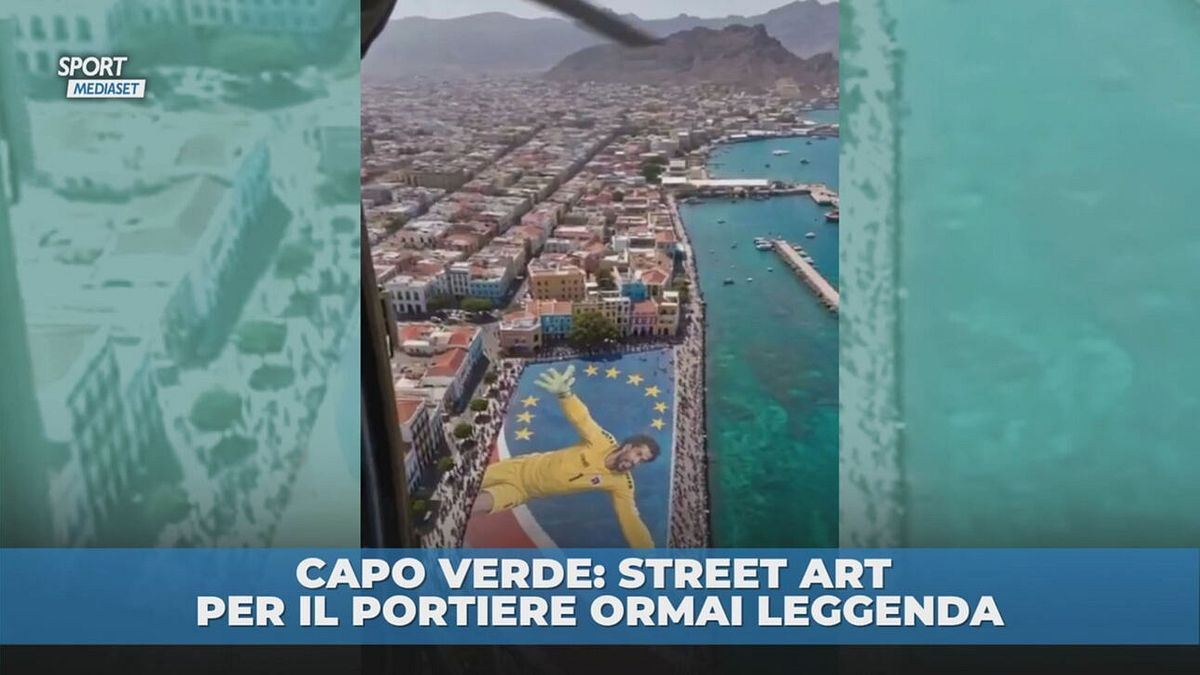 Capo Verde: Street art per il portiere virale