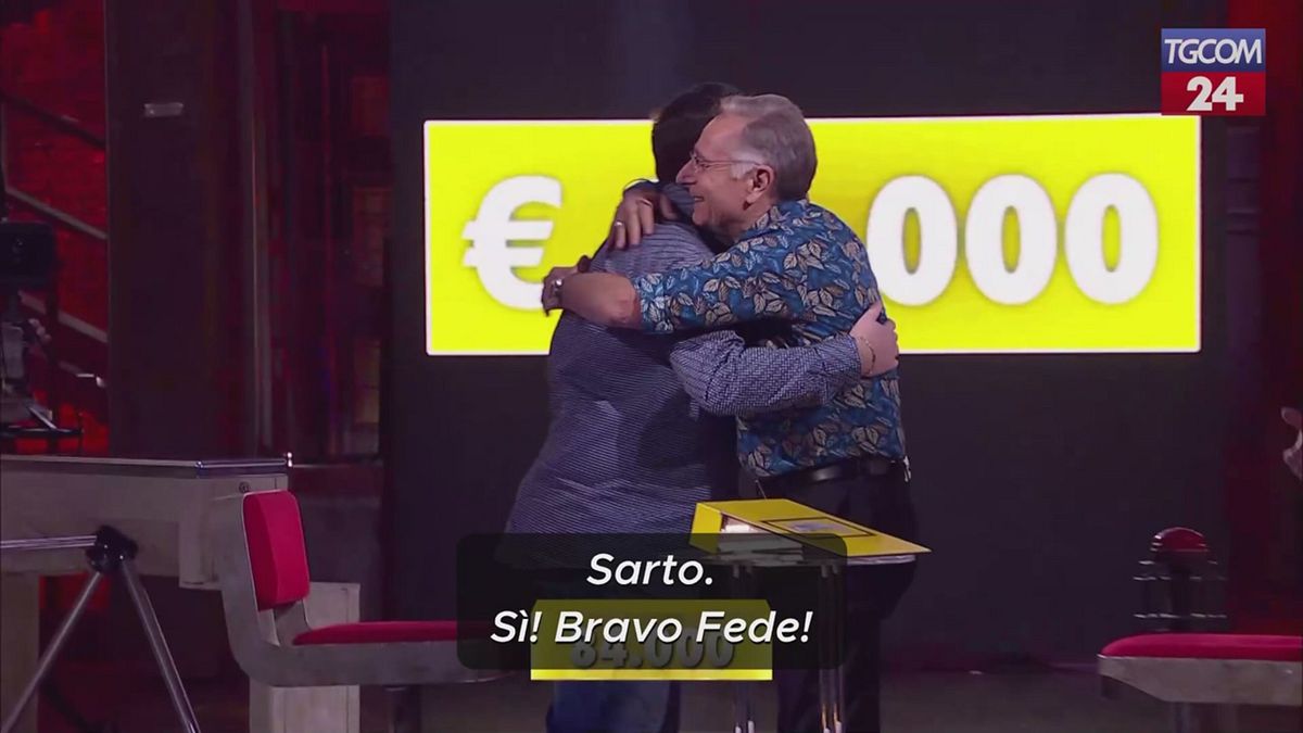 "Avanti un altro!", il campione Federico vince 84mila euro