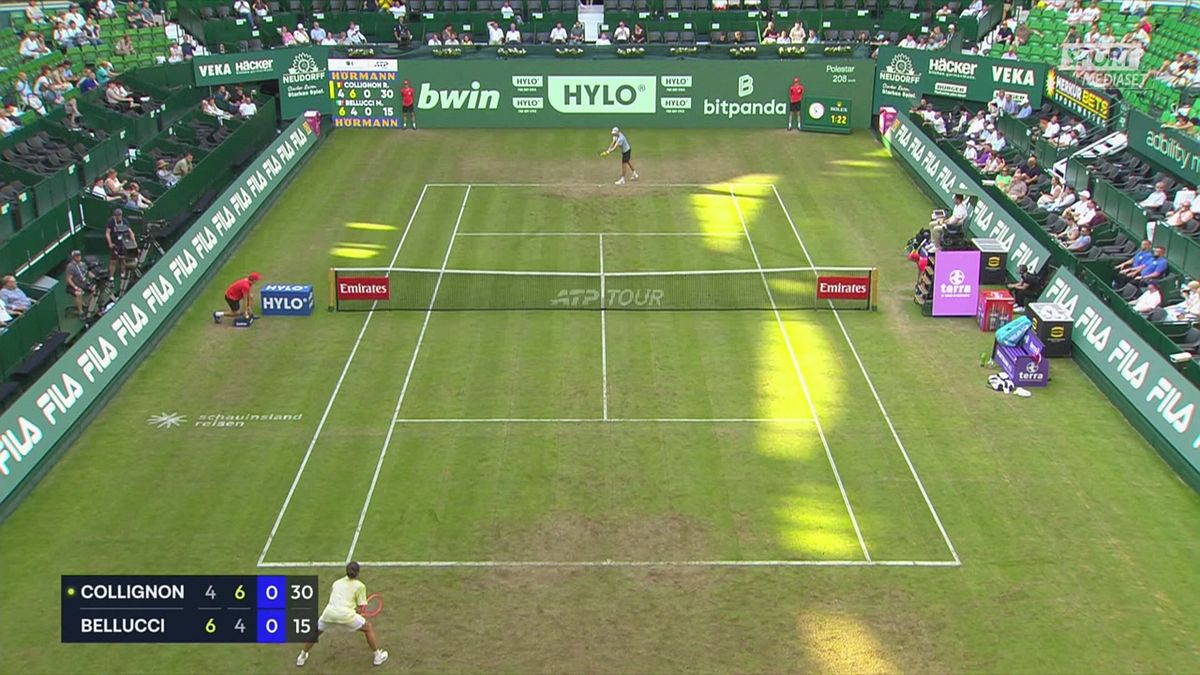 MCH BELLUCCI SCONFITTO DA COLLIGNON AL TORNEO DI HALLE MCH