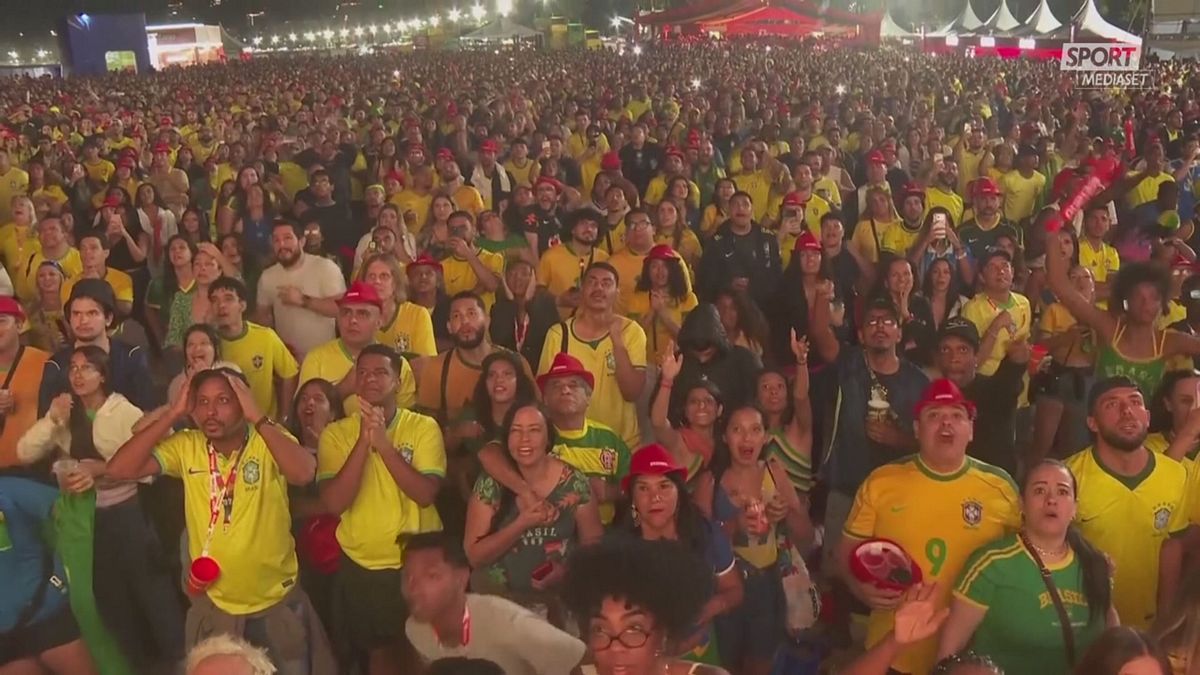 CLIP FESTA A RIO PER LA VITTORIA DEL BRASILE PER SITO 20/6 SRV