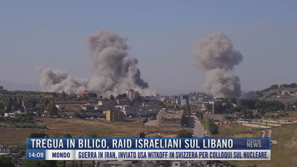 Breaking News delle 14.00 | Tregua in bilico, raid israeliani sul libano