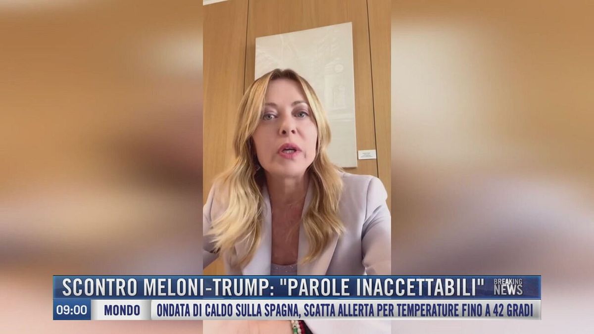 Breaking News delle 09.00 | Scontro Meloni-Trump: "Parole inaccettabili"