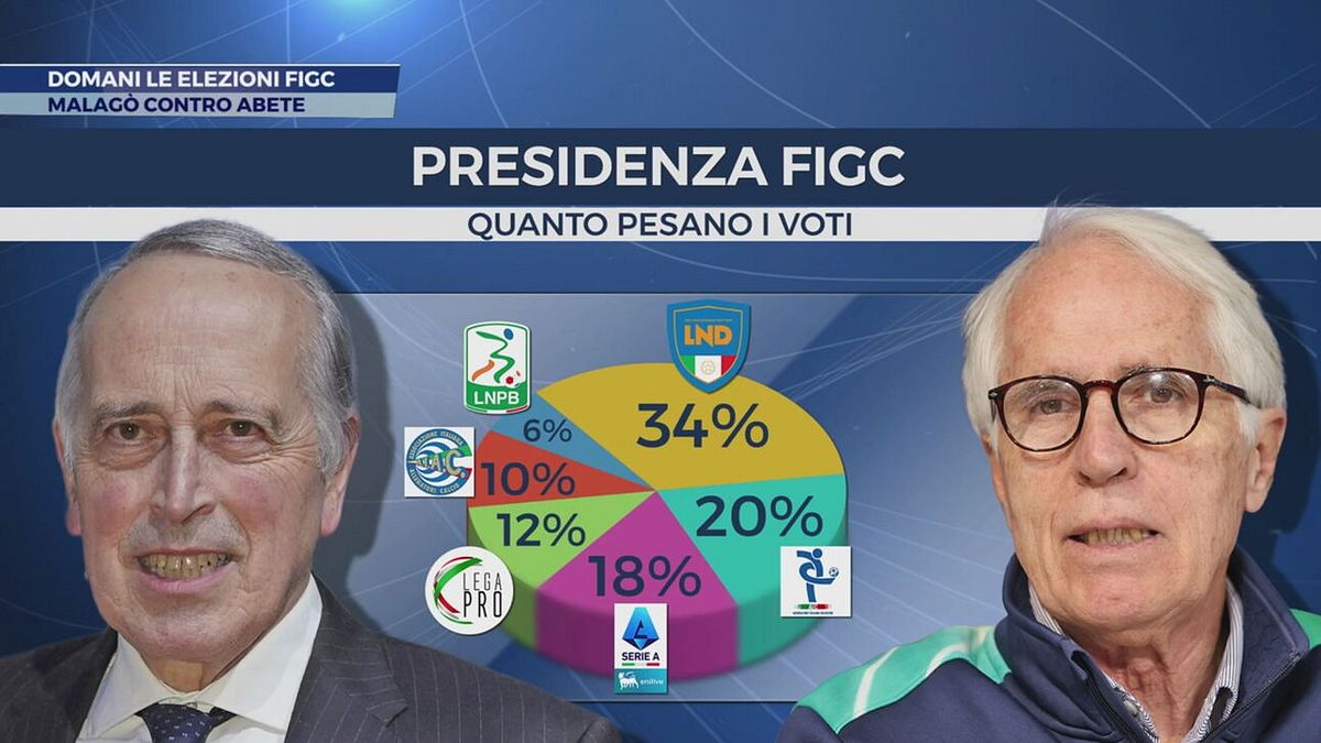 Domani le elezioni Figc