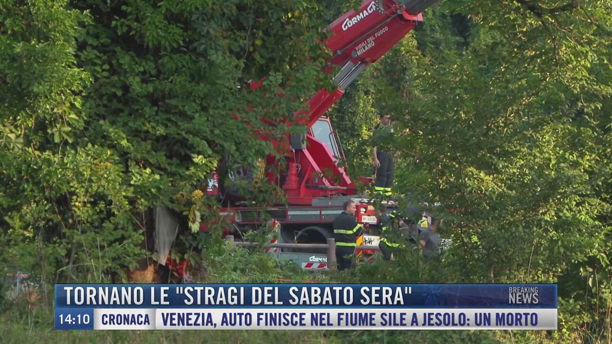 Breaking News delle 14.00 | Tornano le "stragi del sabato sera"