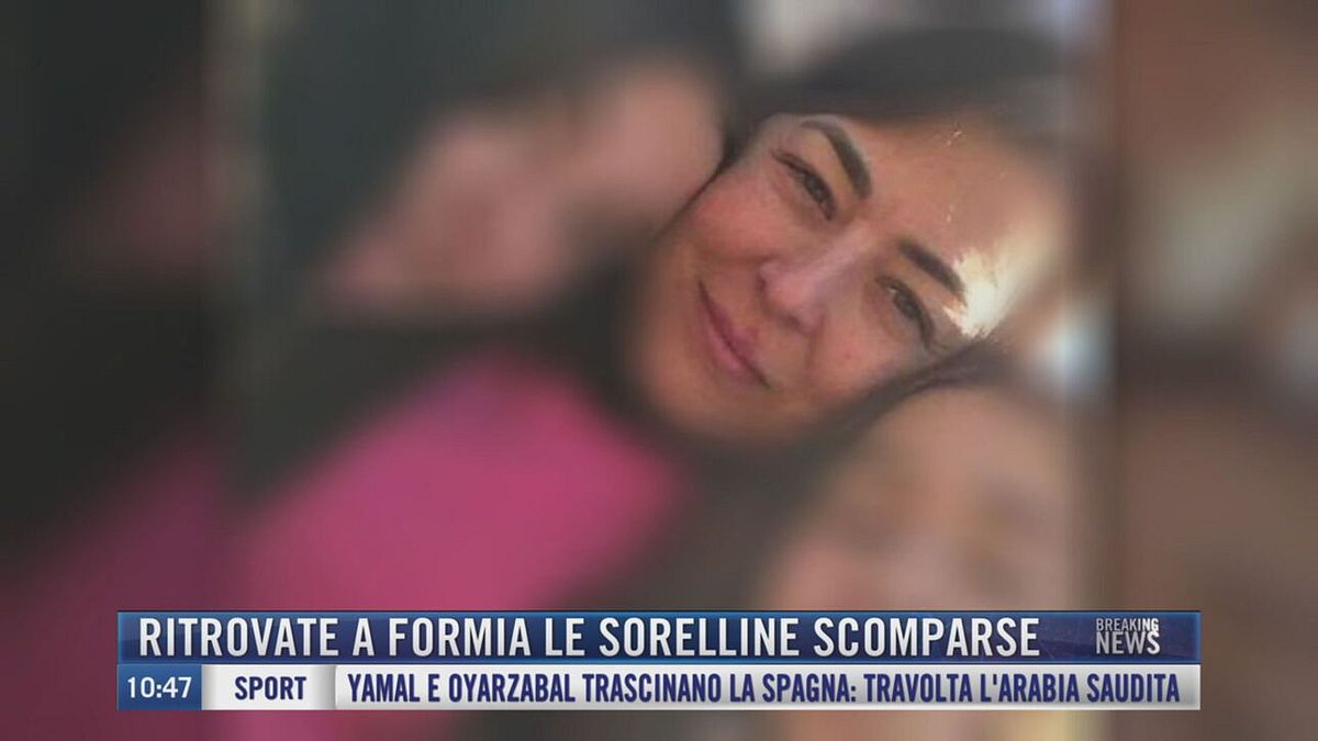 Breaking News delle 11.00 | Ritrovate a Formia le sorelline scomparse