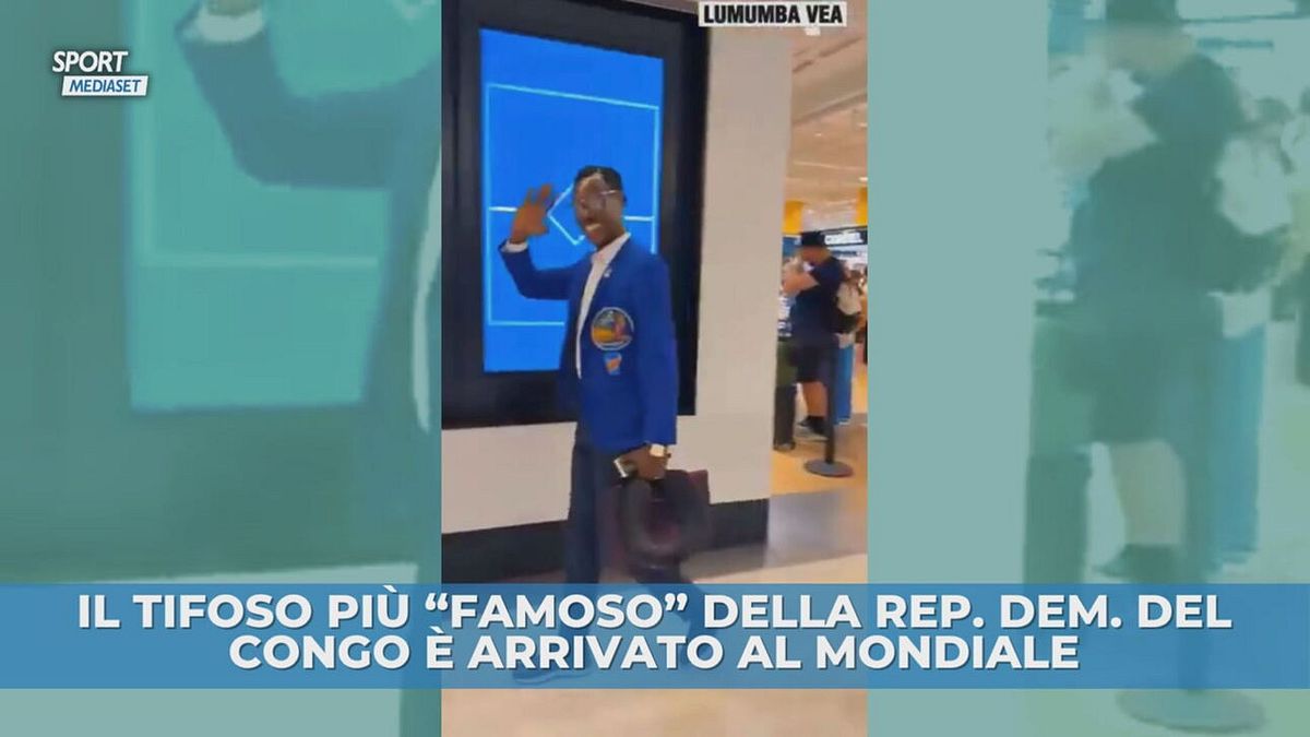Congo, ecco il tifoso più importante