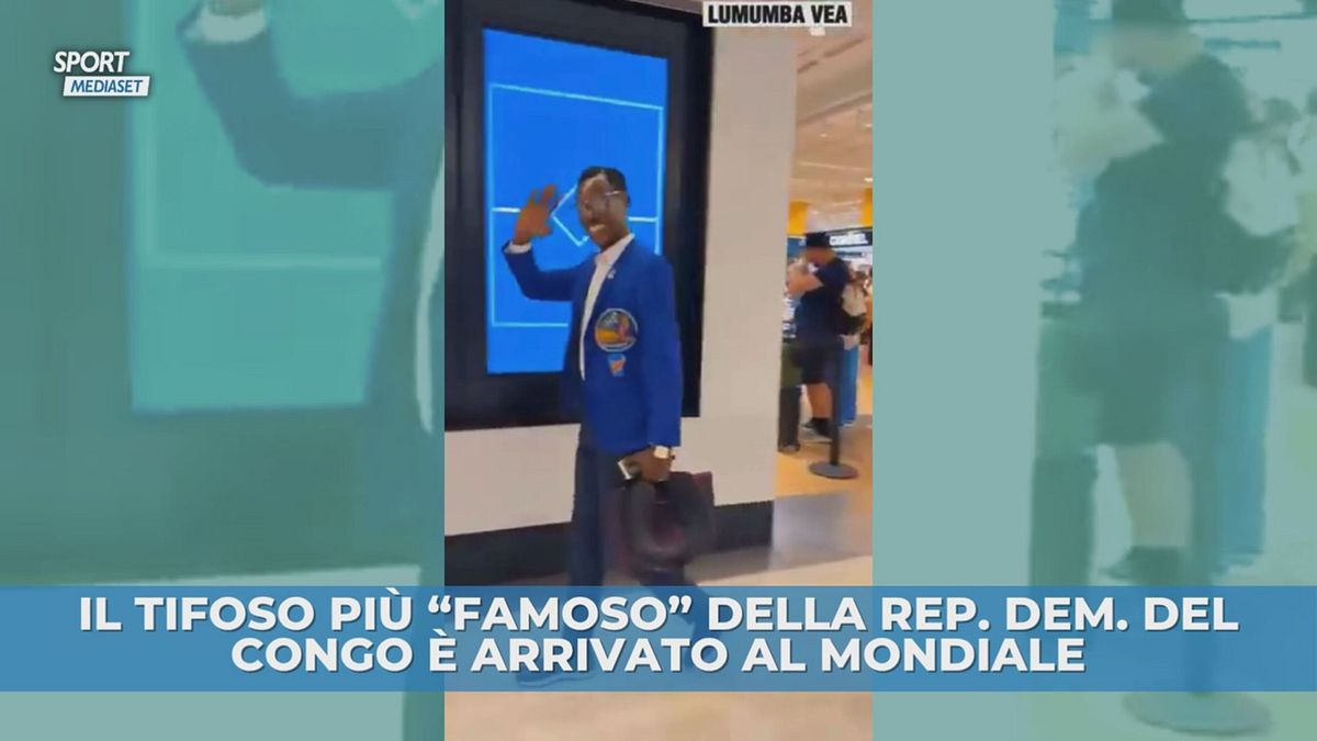 Congo, ecco il tifoso più importante