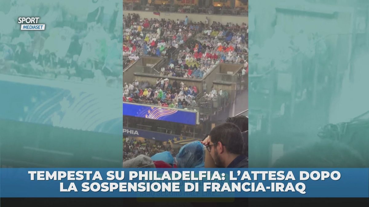 Tempesta su Philadelphia: l'attesa dopo la sospensione di Francia-Iraq