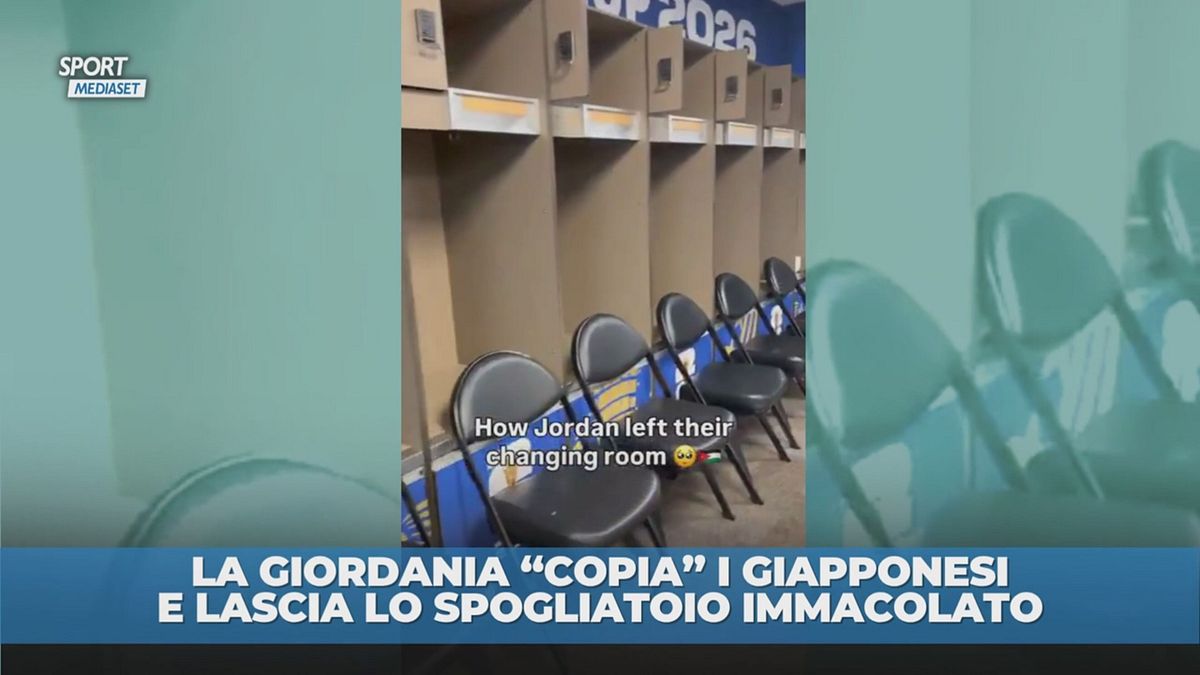 Lo spogliatoio della Giordania