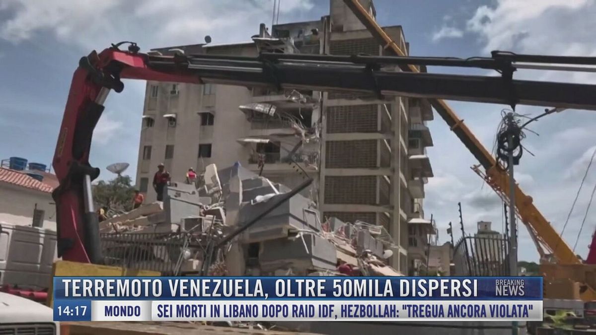 Breaking News delle 14.00 | Terremoto Venezuela, oltre 50mila dispersi