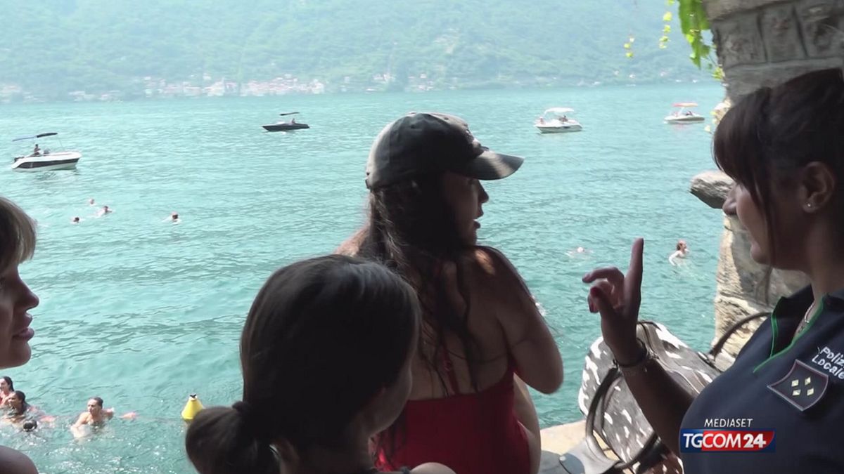 Lago di Como, l'assalto all'Orrido di Nesso