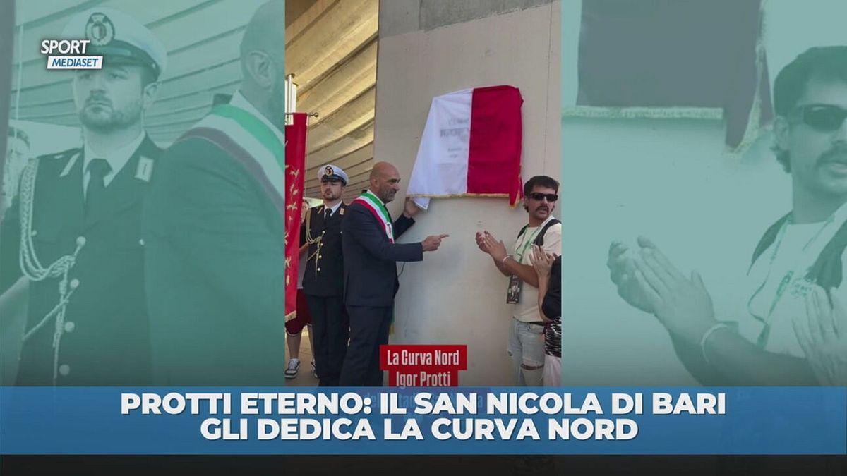 Protti eterno al San Nicola di Bari: la Nord in suo onore