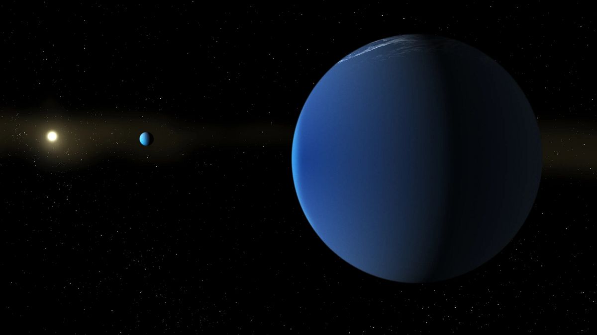 Illustrazione degli scienziati, non è stato ancora possibile fotografare i due "pianeti super soffici"