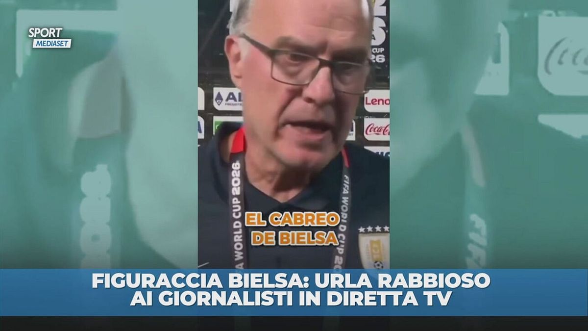 Bielsa che figuraccia in tv: urla rabbioso ai giornalisti