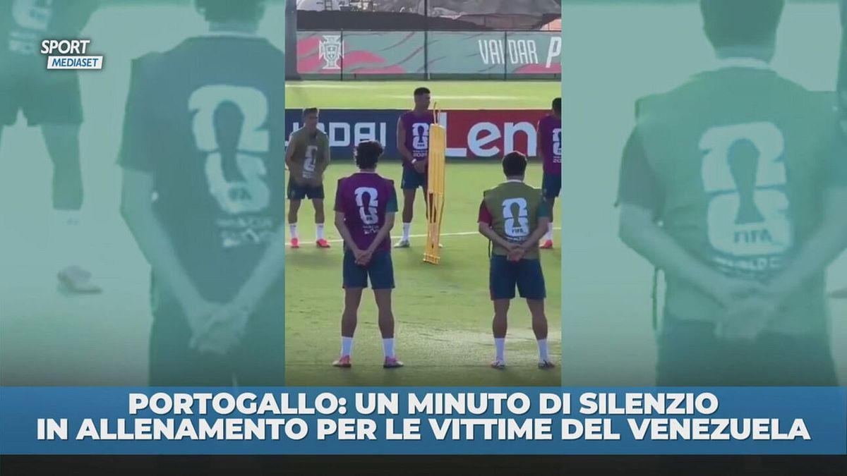 Il bel gesto del Portogallo: minuto di silenzio per il Venezuela