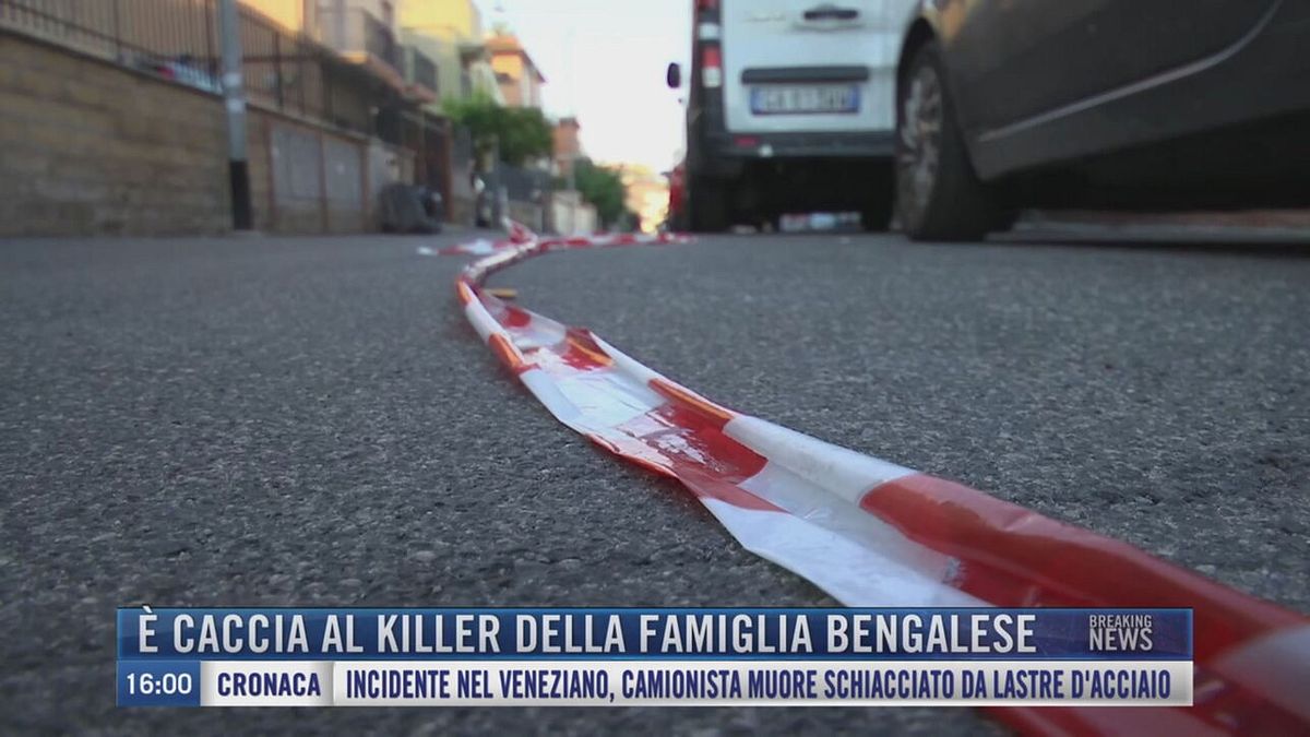 Breaking News delle 16.00 | È caccia al killer della famiglia bengalese
