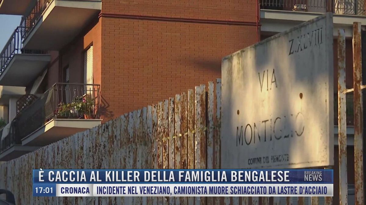 Breaking News delle 17.00 | È caccia al killer della famiglia bengalese