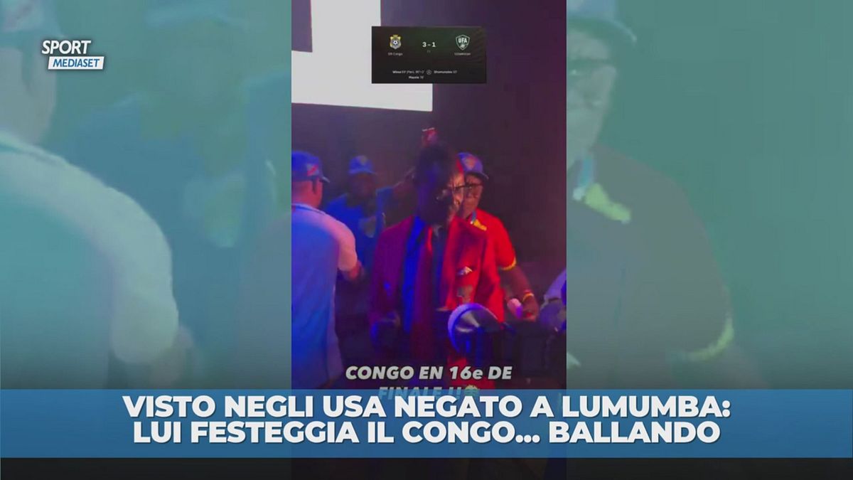 Lumumba non può entrare negli USA, lui festeggia così