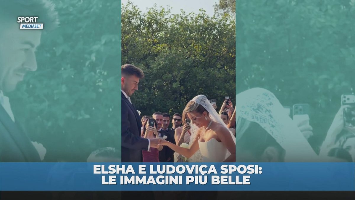 El Shaarawy e Ludovica, nozze da sogno