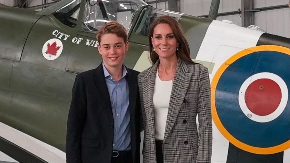 Il principe George e Kate Middleton
