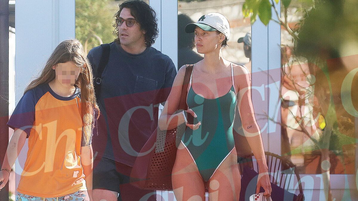 Bianca Balti con Alessandro Cutrera e Mia