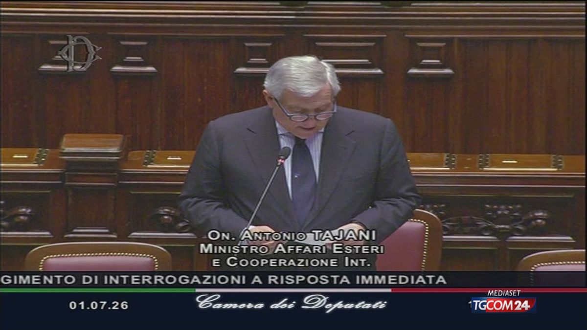 TAJANI ALLA CAMERA SU NESSY GUERRA SRV