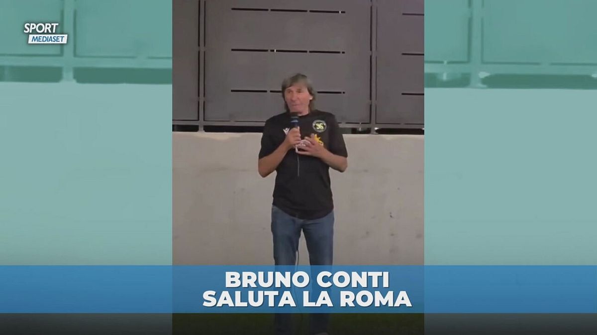 Roma, Bruno Conti dice addio dopo 53 anni: il discorso e le lacrime